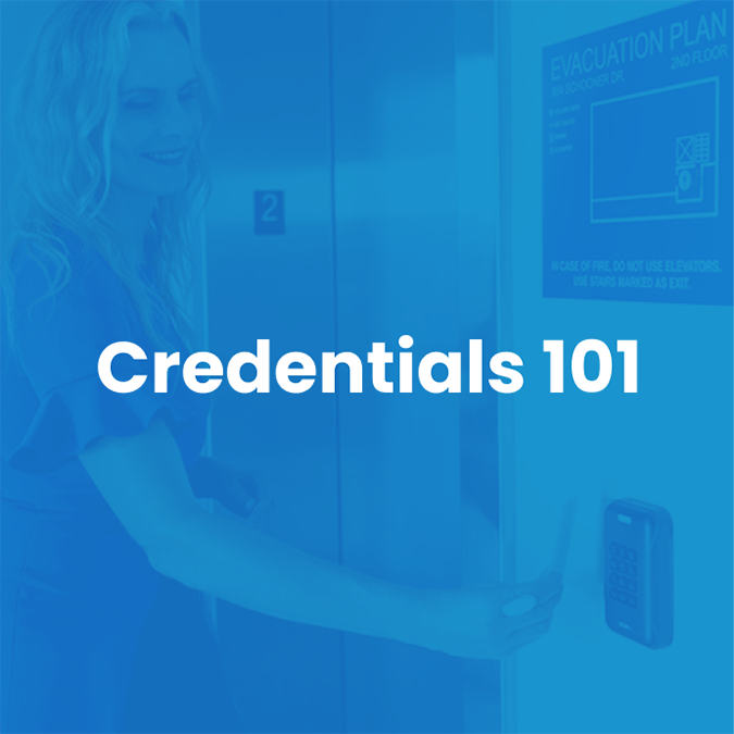 Credentials 101